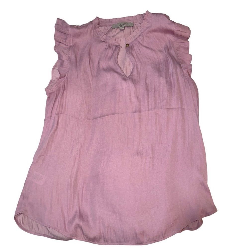 Loft pink blouse 